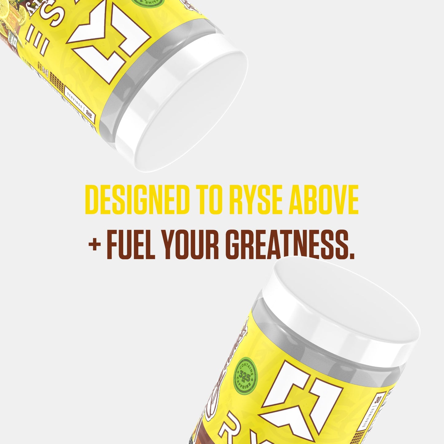 RYSE Up Supplements Loaded Pre Workout Powder Country Time Lemonade, 15.3 oz, 30 Servings