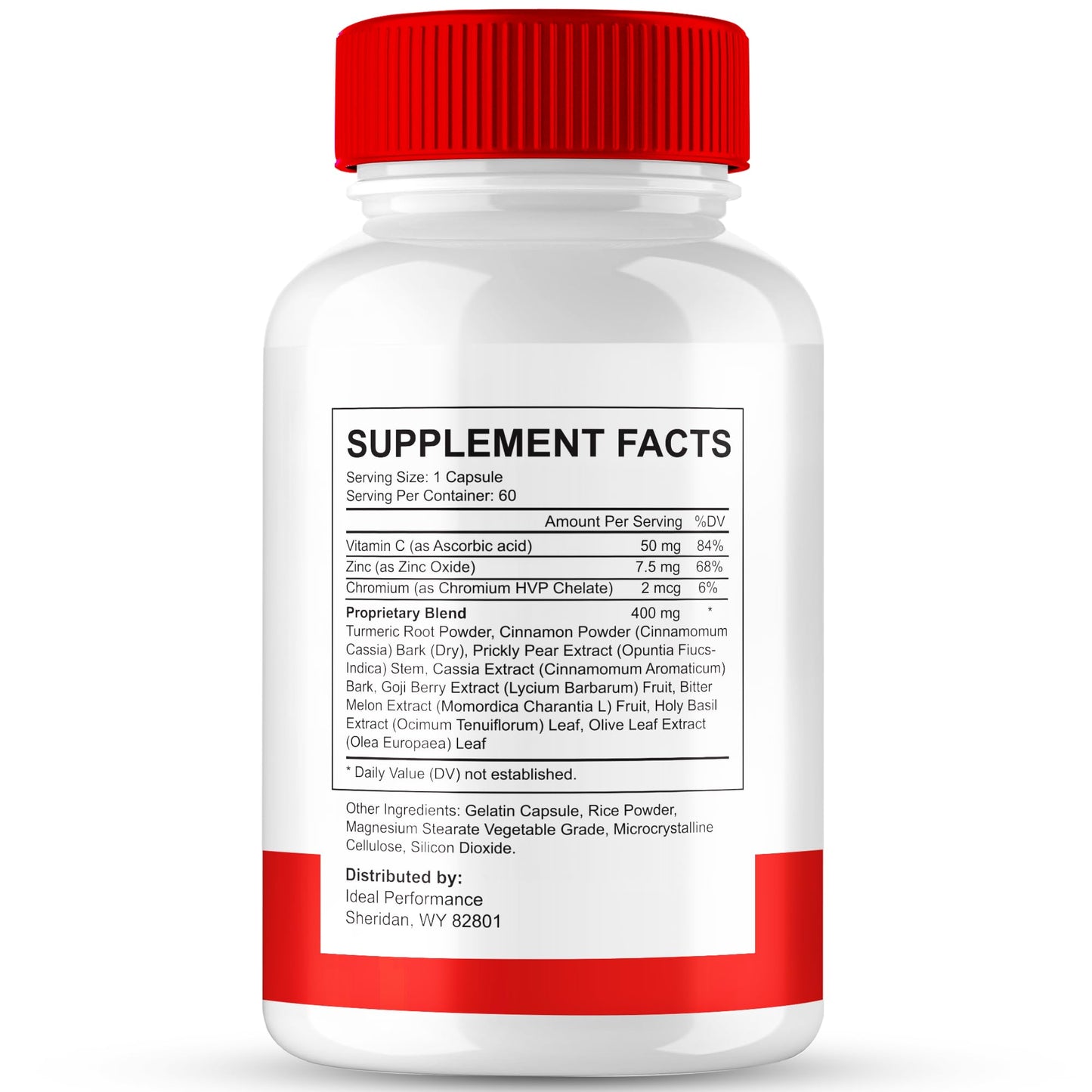 IDEAL PERFORMANCE Gluco Nutra Advanced Blood Formula Capsules 300