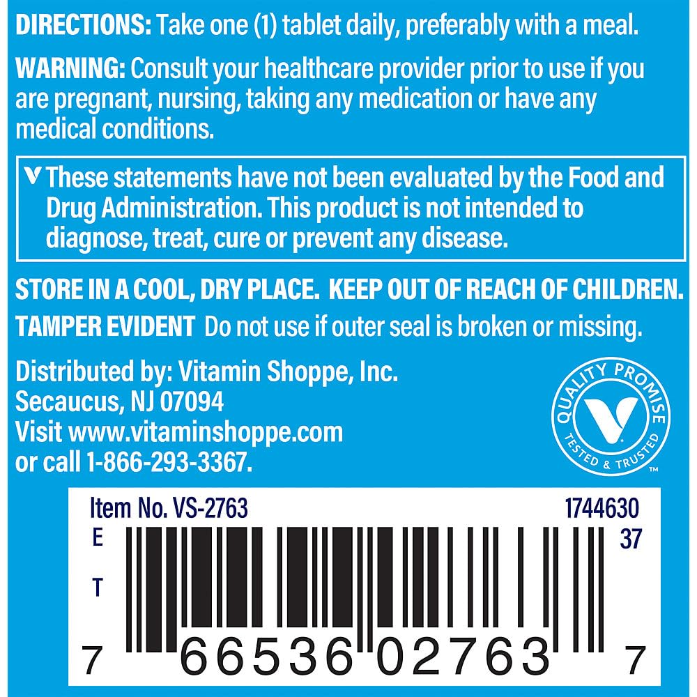 The Vitamin Shoppe Vitamin D3 5000IU Tablet 120