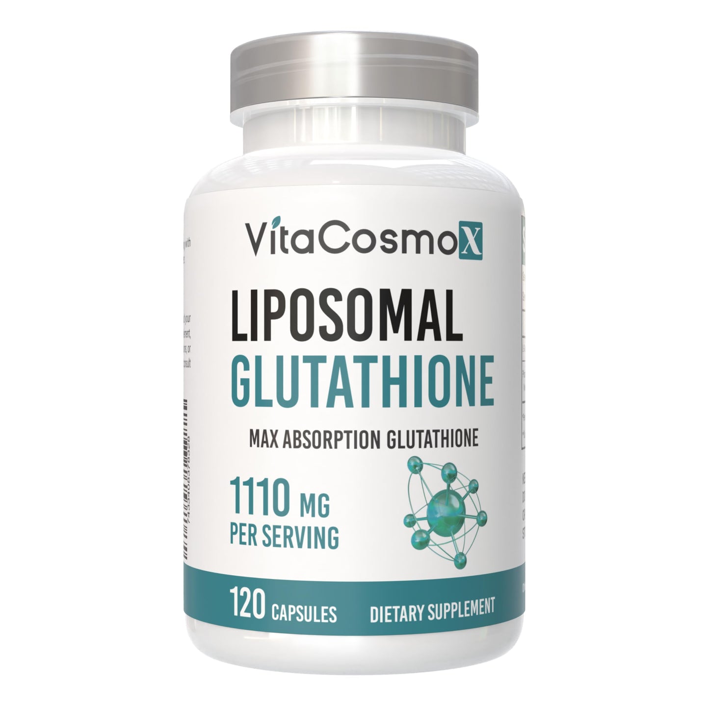 VitaCosmoX Liposomal Glutathione 1110 mg, 240 Capsules