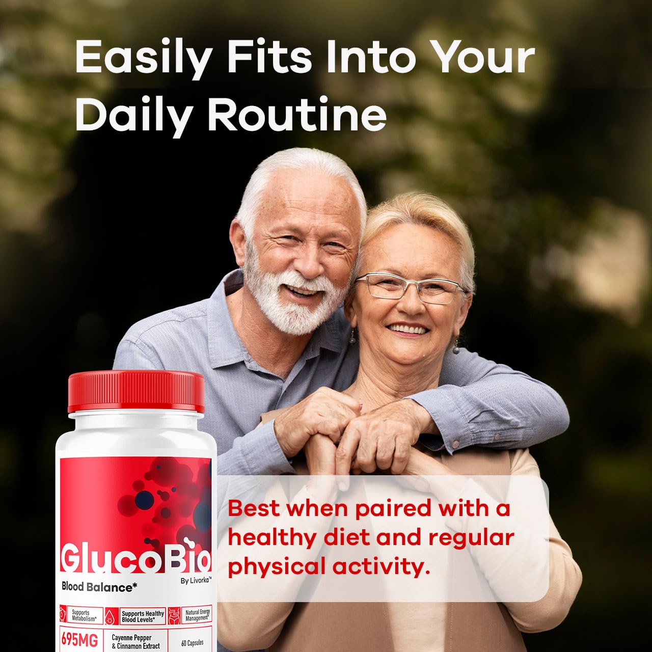 LIVORKA GlucoBio Capsules 60 Count