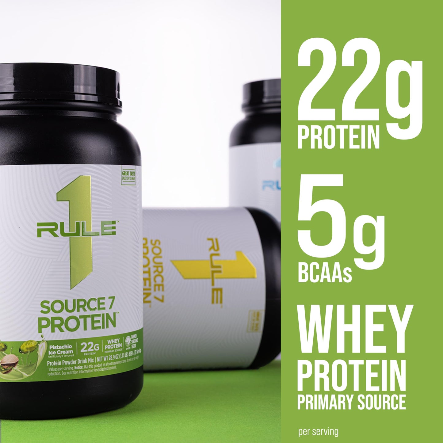 Rule 1 Proteins Source 7 Protein Powder, 28 Servings