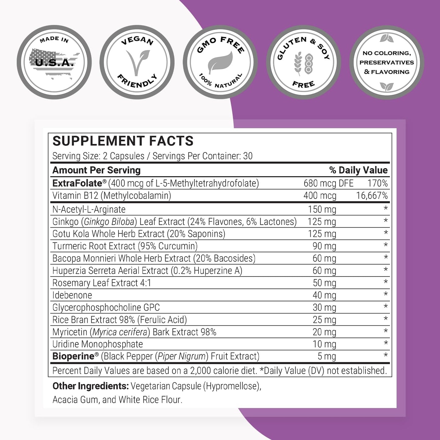 Supersmart Neurex Capsule, 60 Capsules