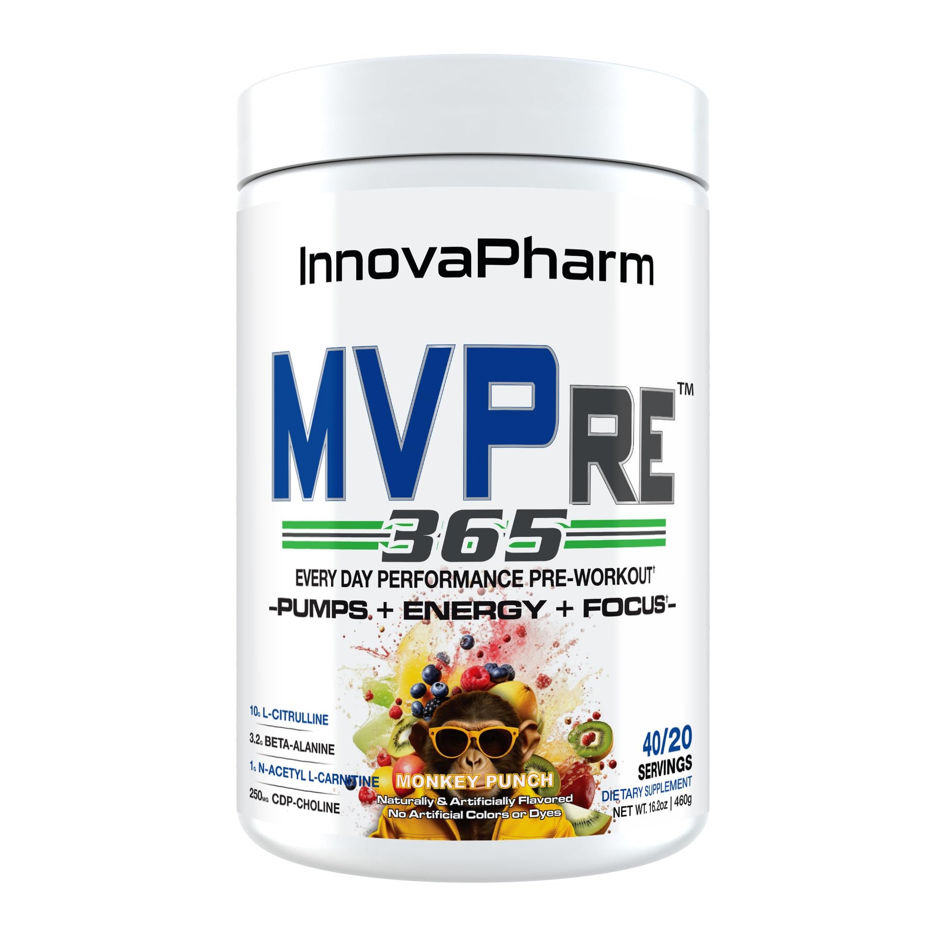 InnovaPharm MVPRE 365 Monkey Punch Powder 16.2