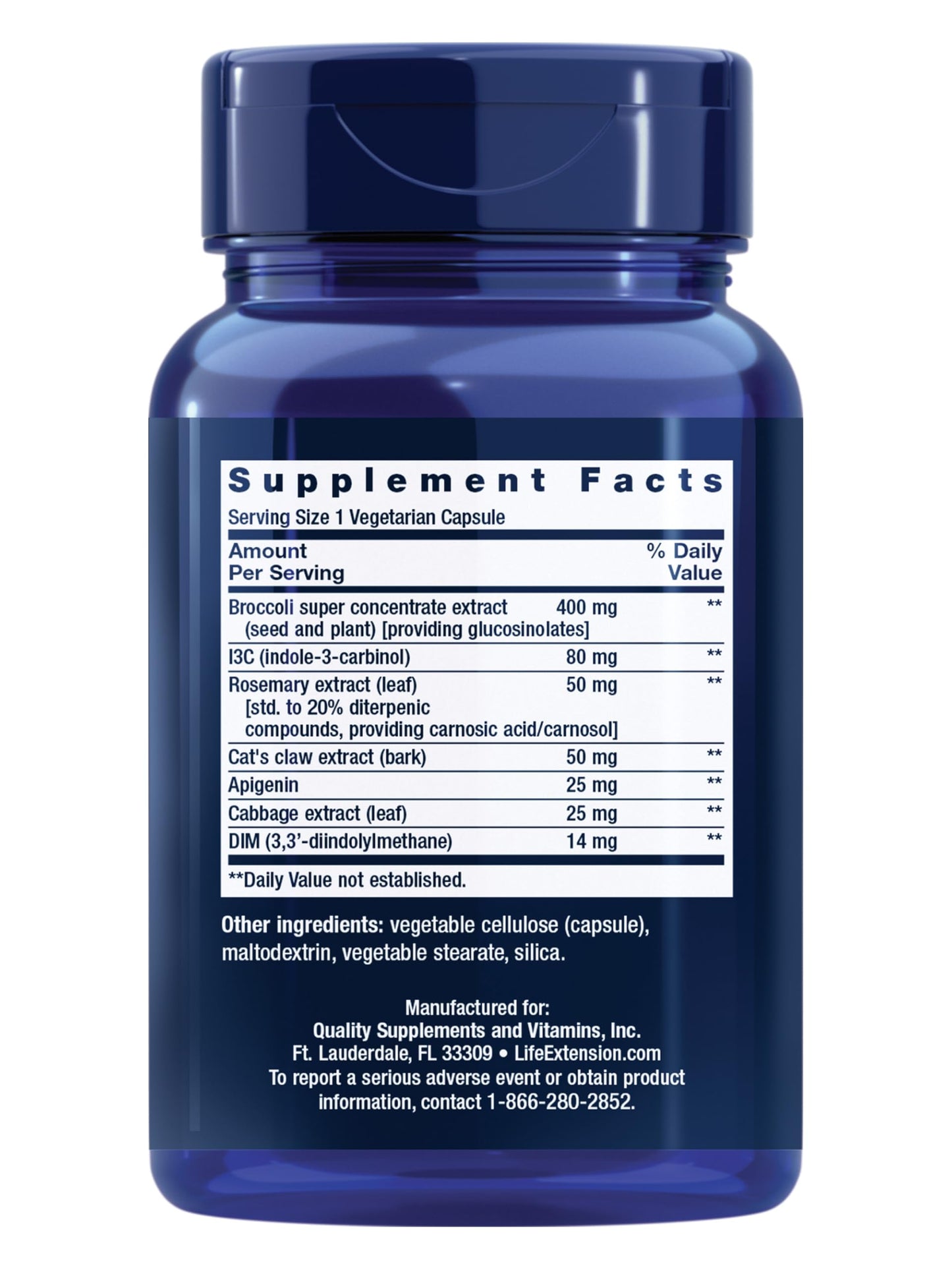 Life Extension Cruciferous Vegetable Extract Blend 60 Capsules