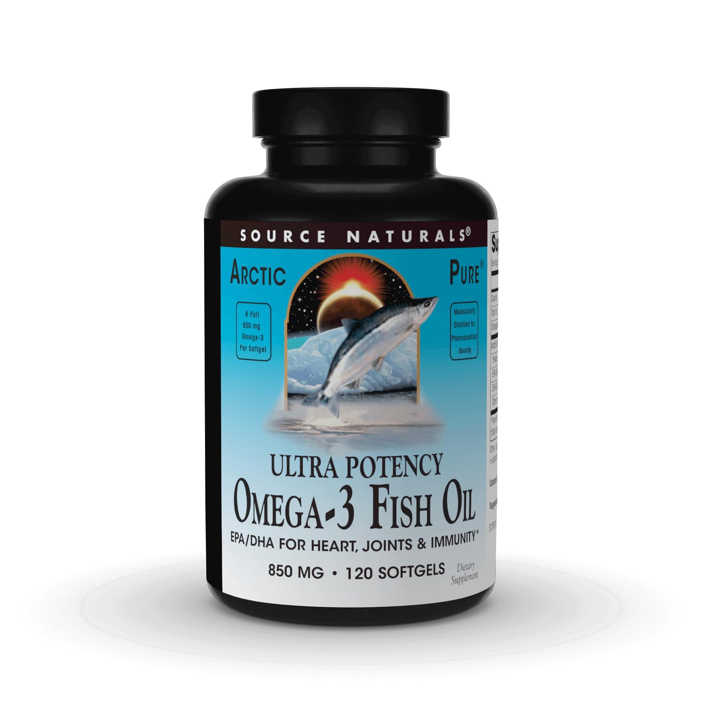 Source Naturals ArcticPure Ultra Potency 850 mg Omega-3 Fish Oil 120 Tablets