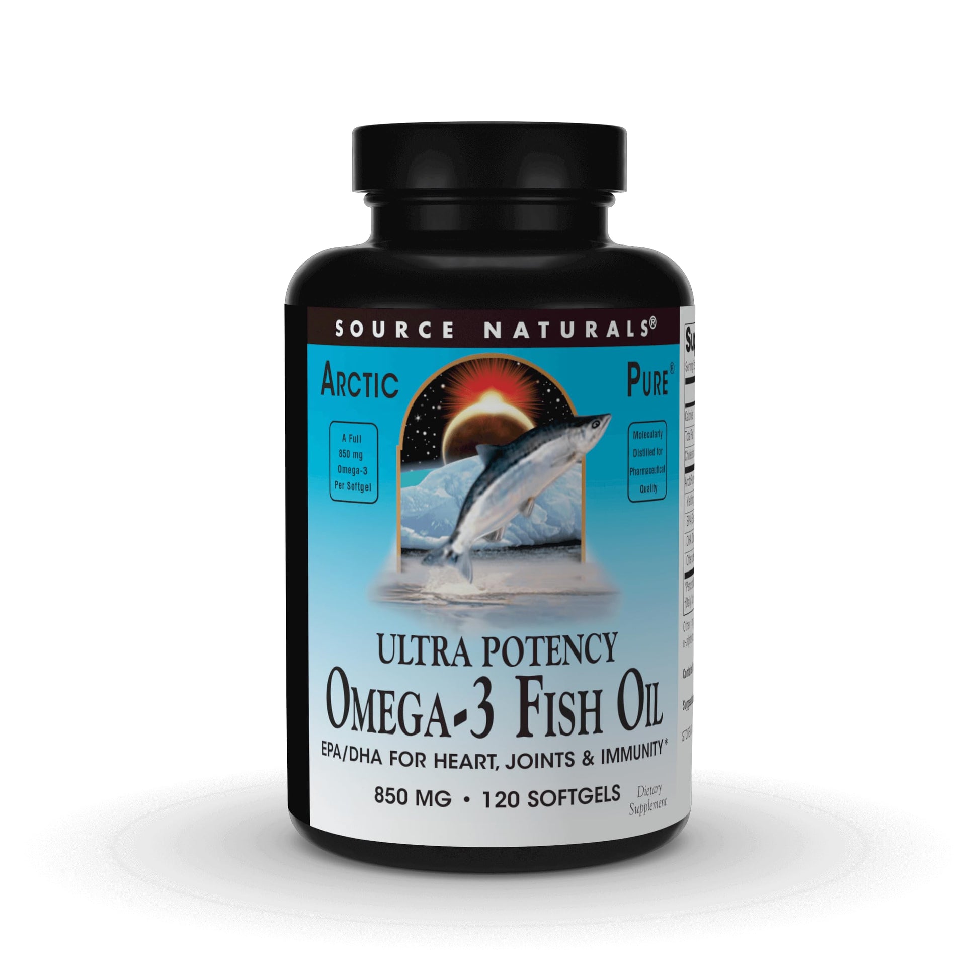 Source Naturals ArcticPure Ultra Potency 850 mg Omega-3 Fish Oil 120 Tablets