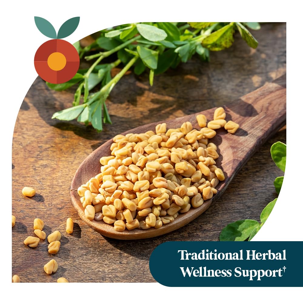 Pattern Wellness Organic Fenugreek Capsules, 30 Count
