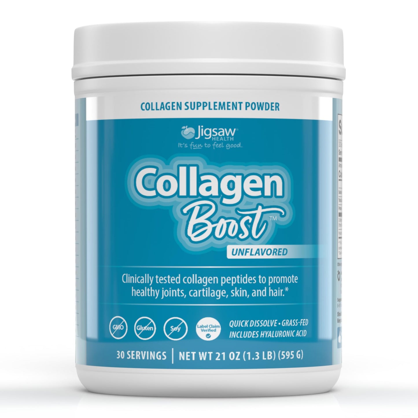 Jigsaw Health Collagen Boost Powder 21 Servings