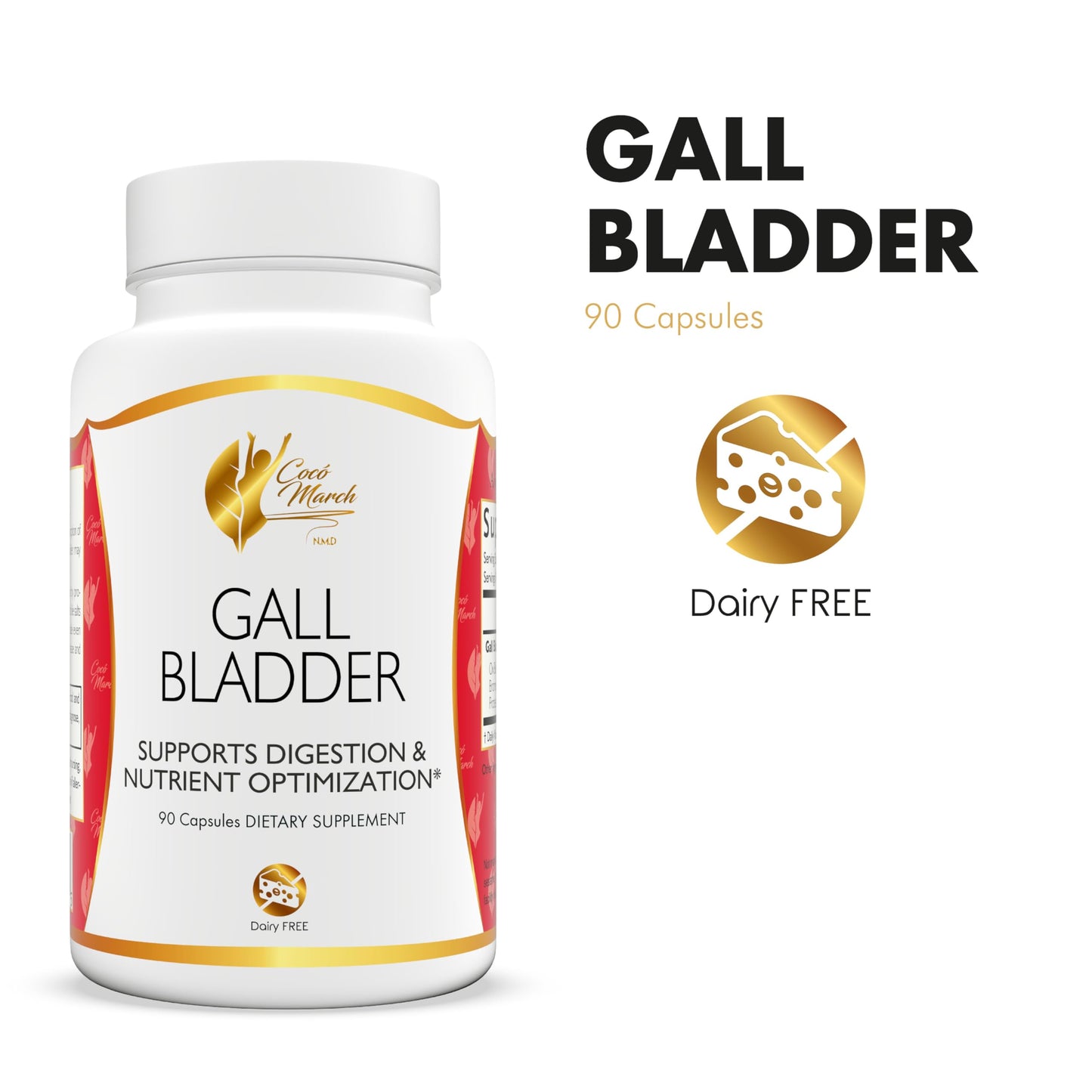 Cocó March N.M.D Gall Bladder Formula 90 Capsules