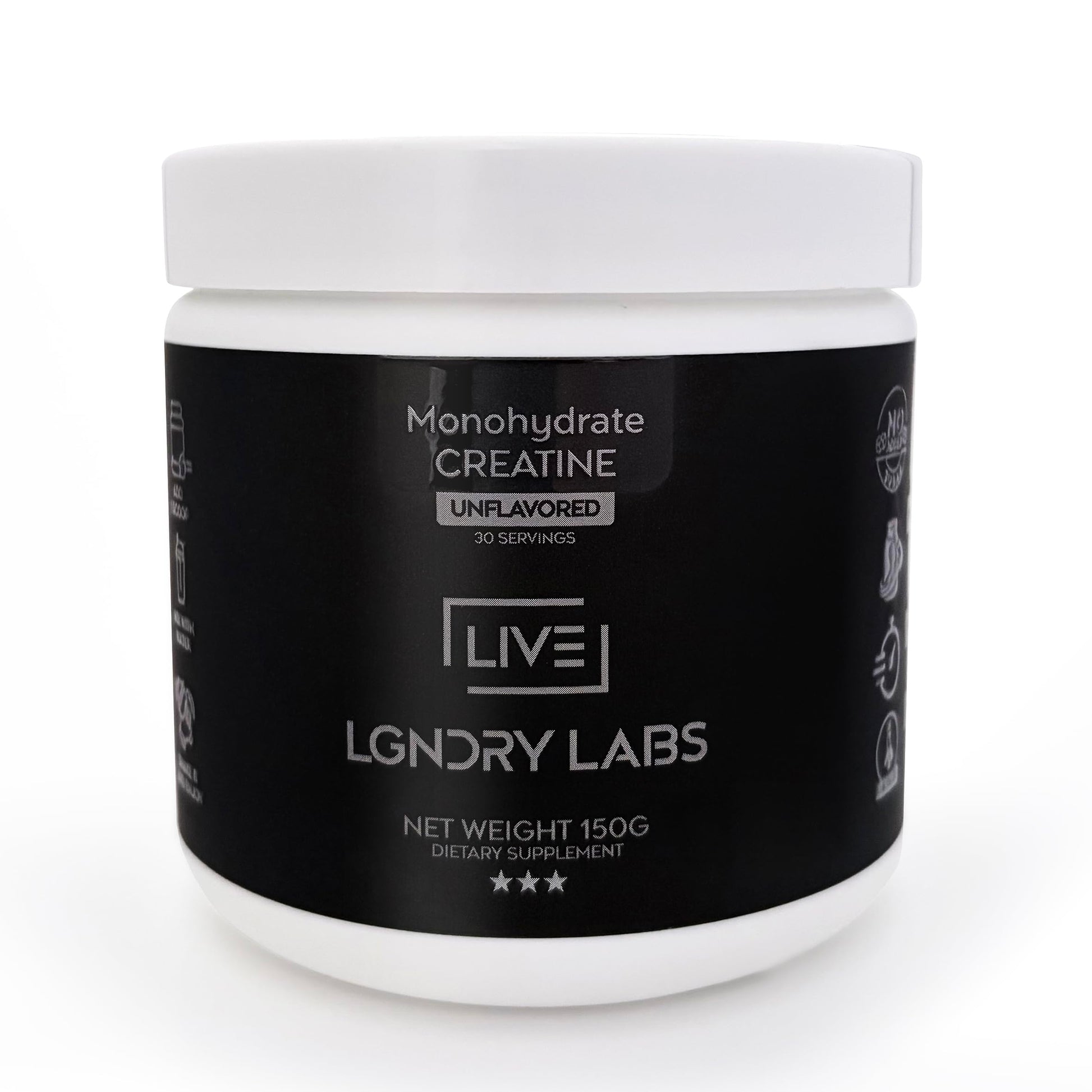 LIVE LGNDRY LABS Creatine Monohydrate Powder, 5.29 Ounce