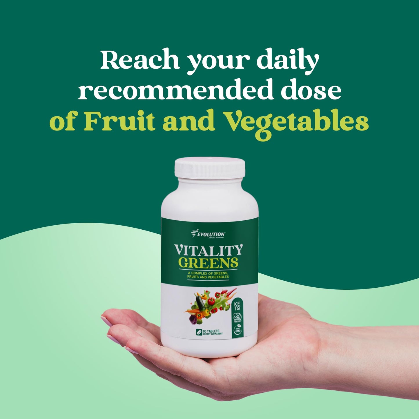 Evolution Advance Sport Nutrition Vitality Green 90 Tablets