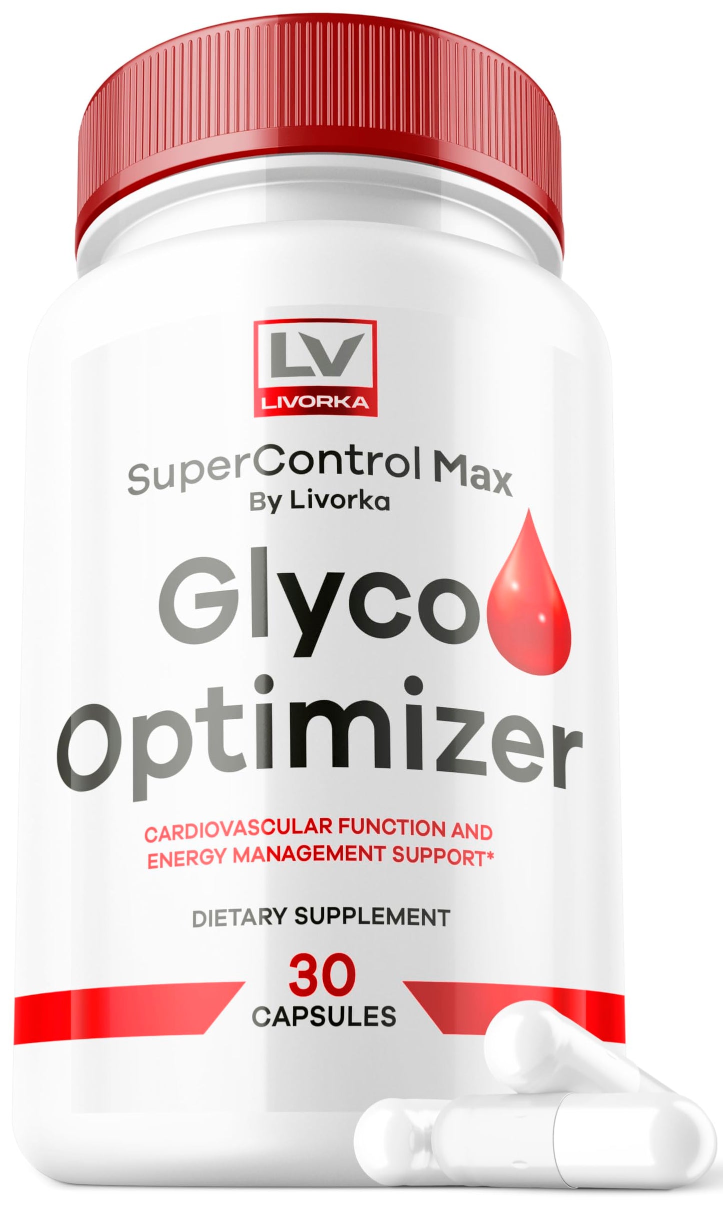LIVORKA Super Control Max Glyco Optimizer Capsule 30 Count