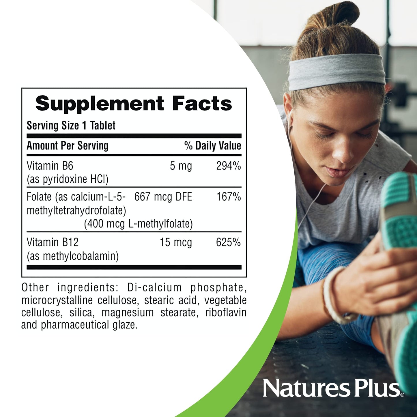 NaturesPlus Folic Acid Hearts 90 Tablets
