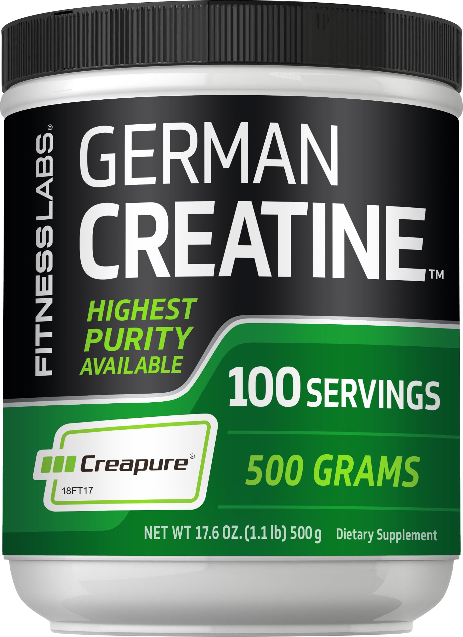 Fitness Labs German Creatine Monohydrate Powder 17.6 oz