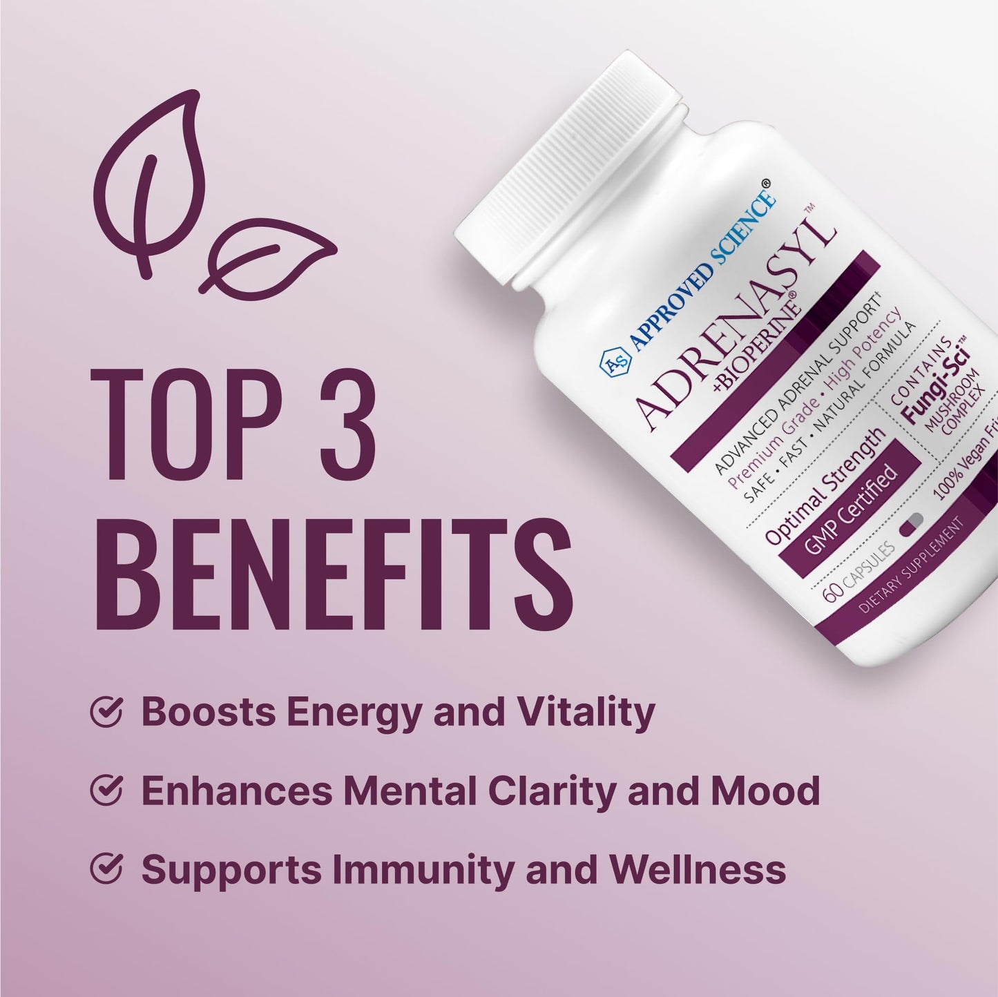 Approved Science Adrenasyl Adrenal Gland Support 60 Capsules