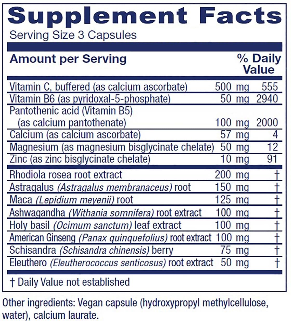 Vitanica Adrenal Assist Capsule 90 Capsules
