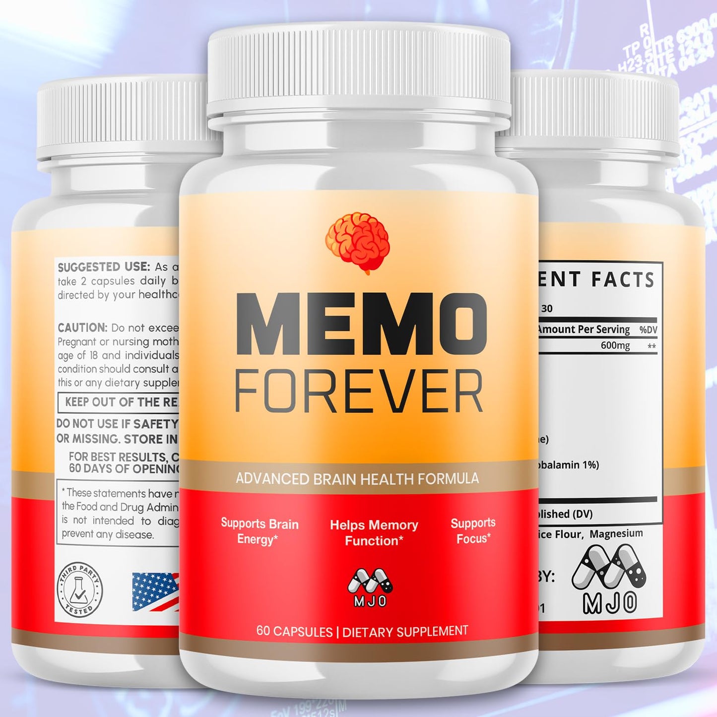 MJO Memo Forever 180 Capsules