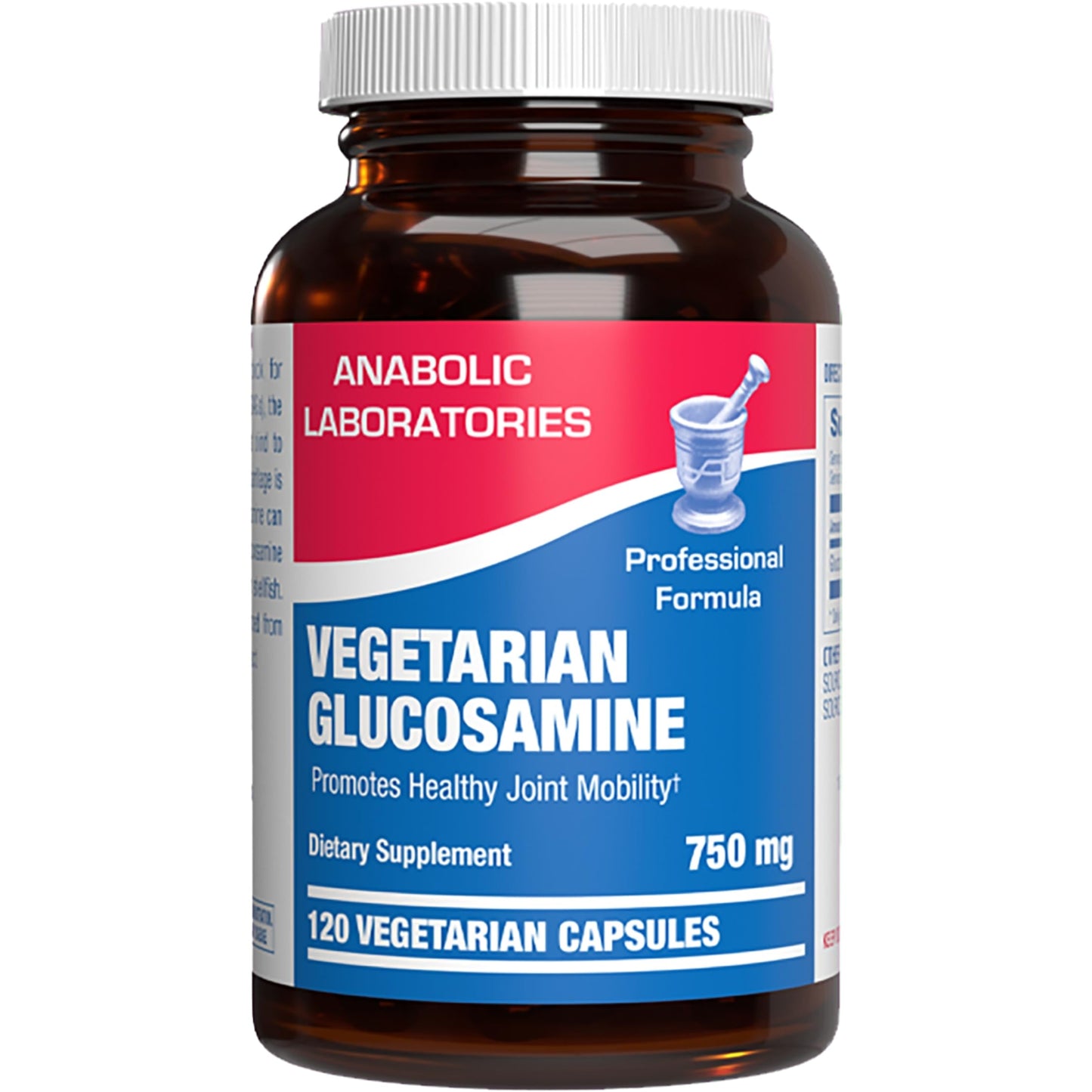 Anabolic Laboratories Vegan Glucosamine Joint Health Supplement Capsule, 120 Capsules