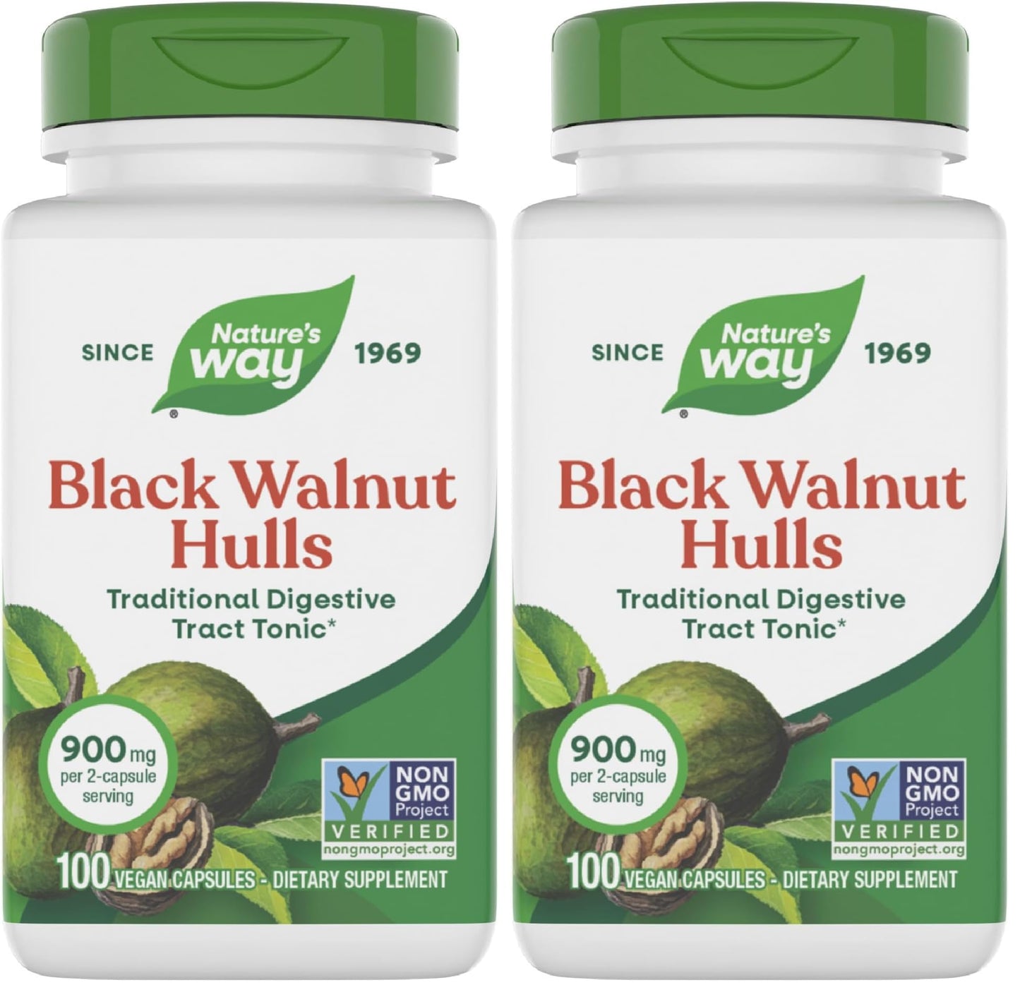 Nature's Way Black Walnut Hulls Capsules 200 Capsules