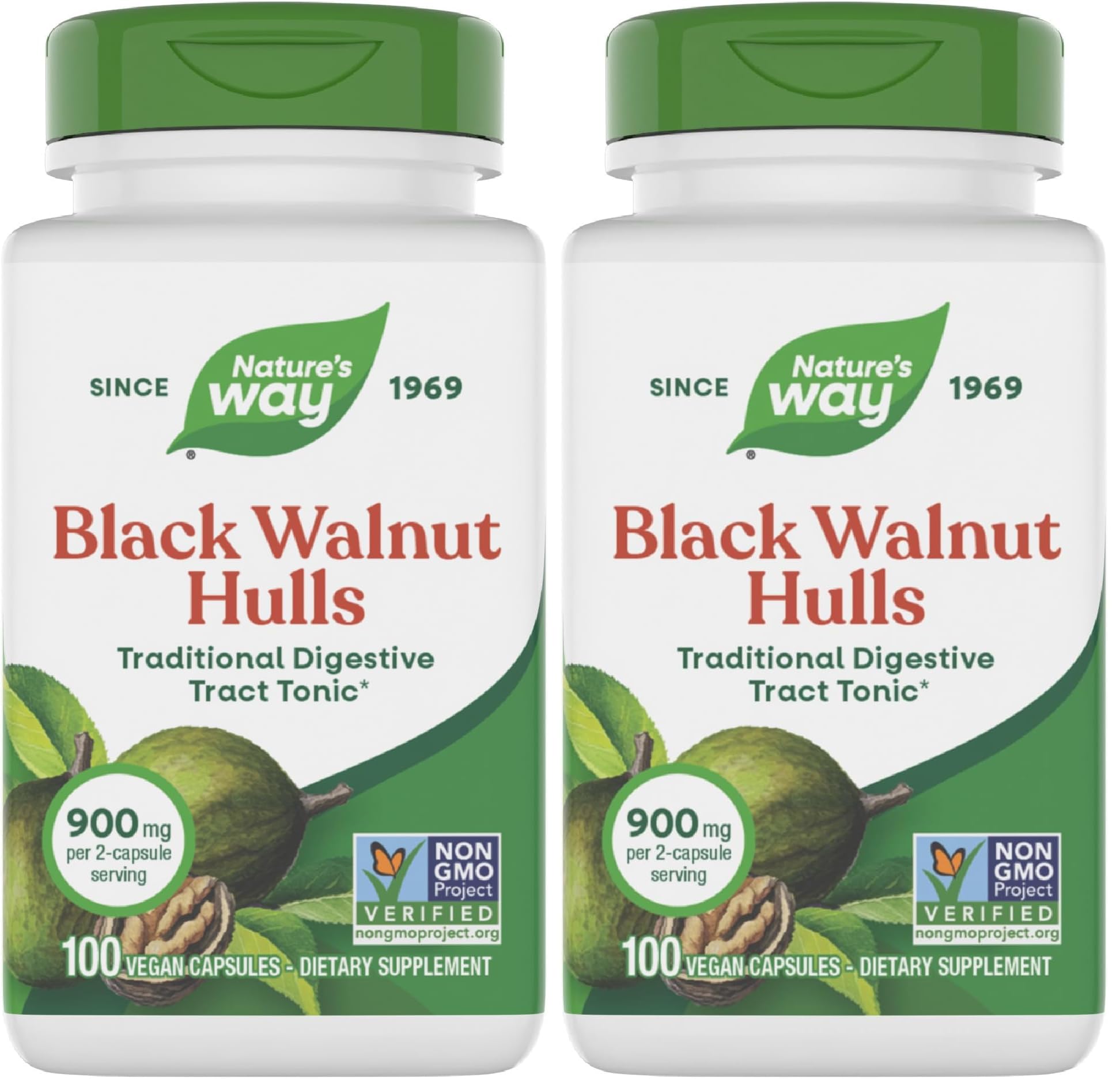 Nature's Way Black Walnut Hulls Capsules 200 Capsules