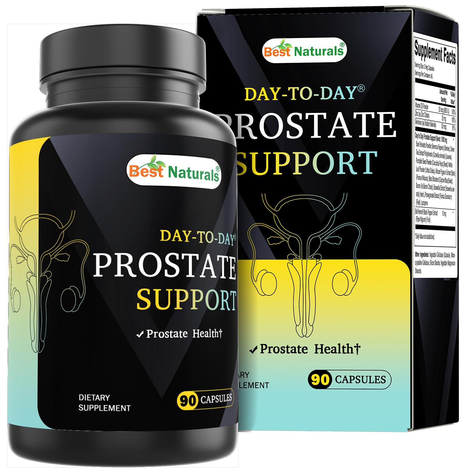 Best Naturals Day-to-Day Prostate Support Capsule 90 Count