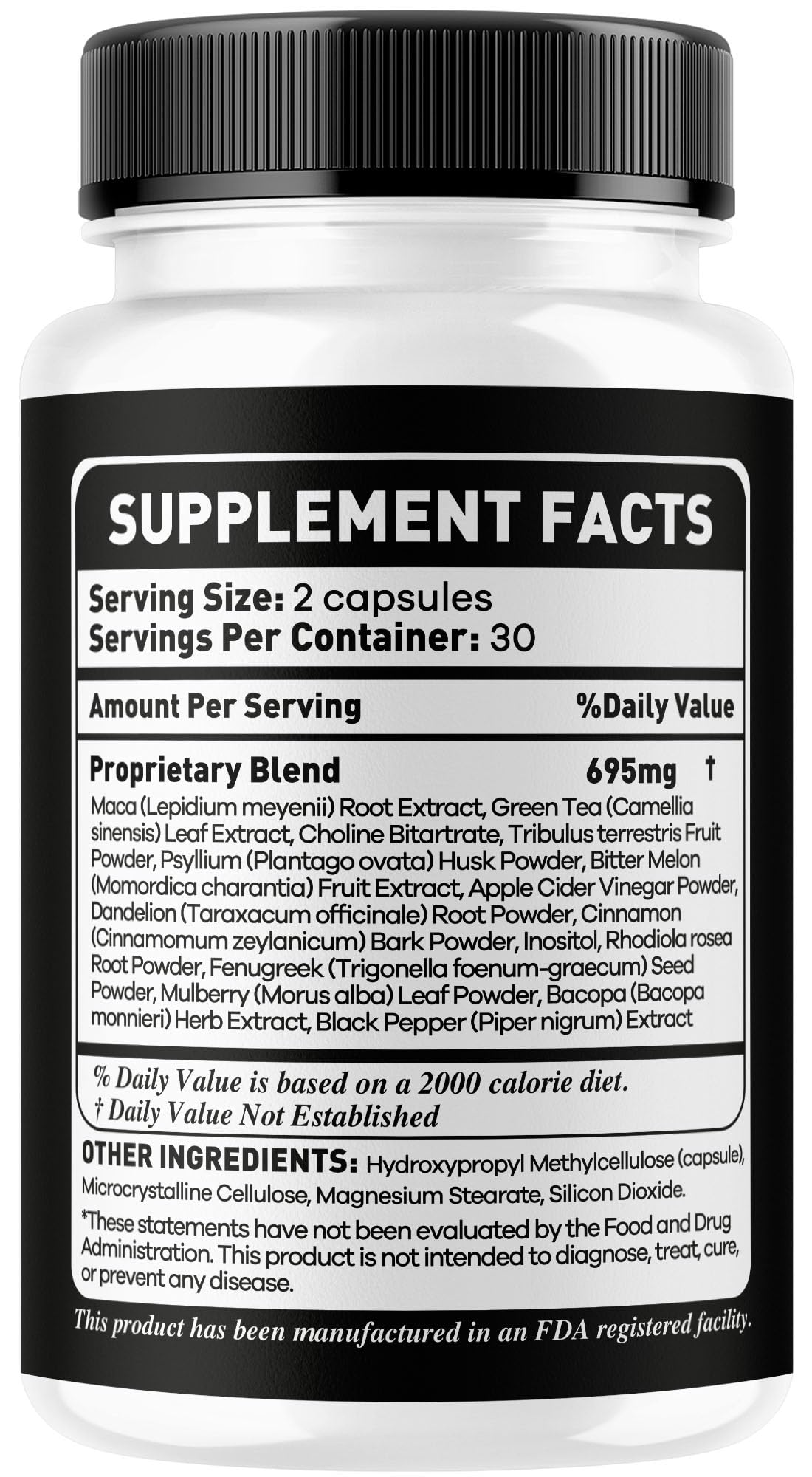 OVICIA Alpha Rock Capsules, 300 Capsules