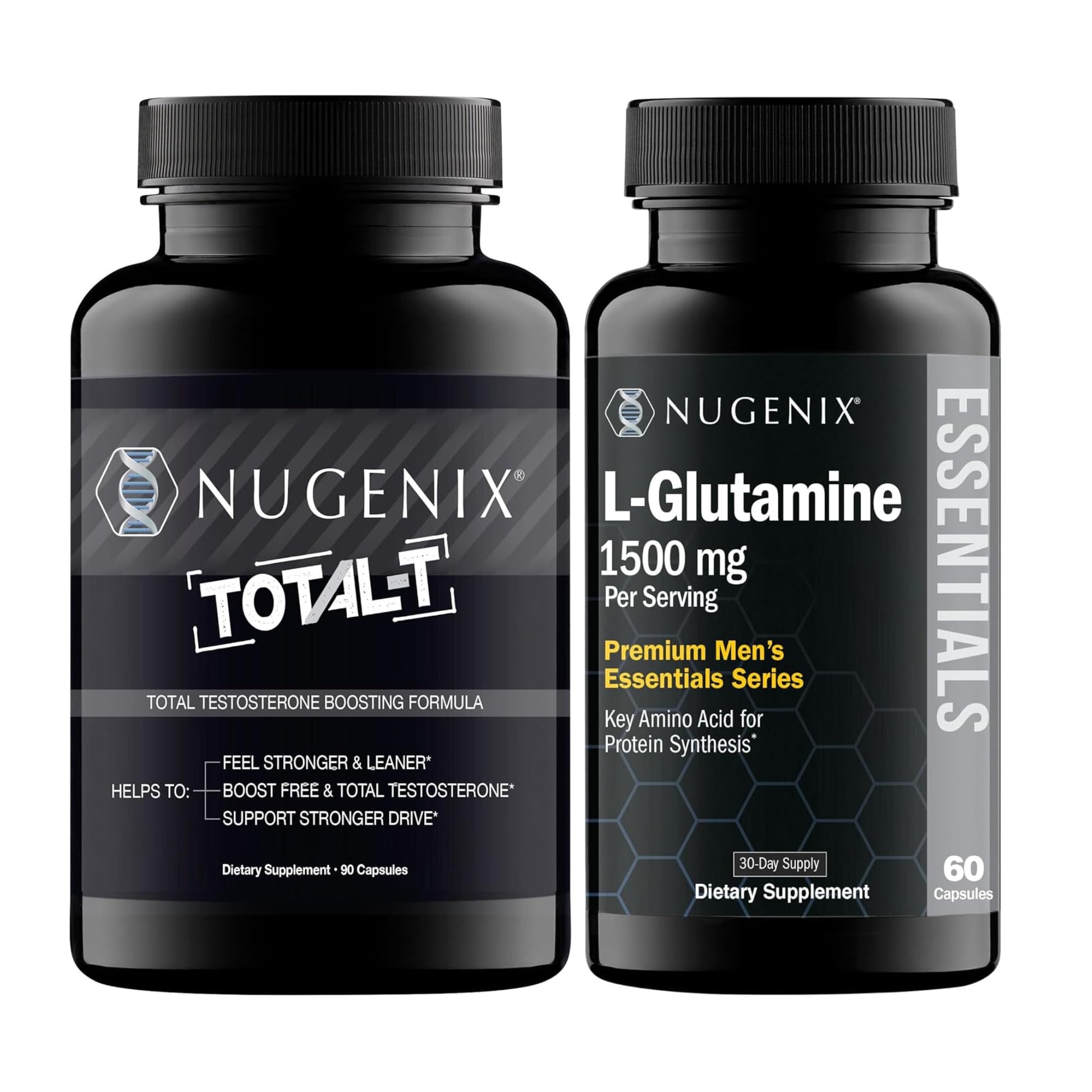 Nugenix Essentials L-Glutamine Capsules, 150 Count