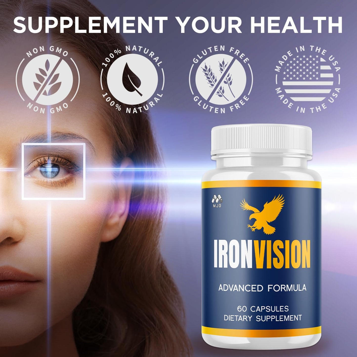 MJO Iron Vision 60 Capsules