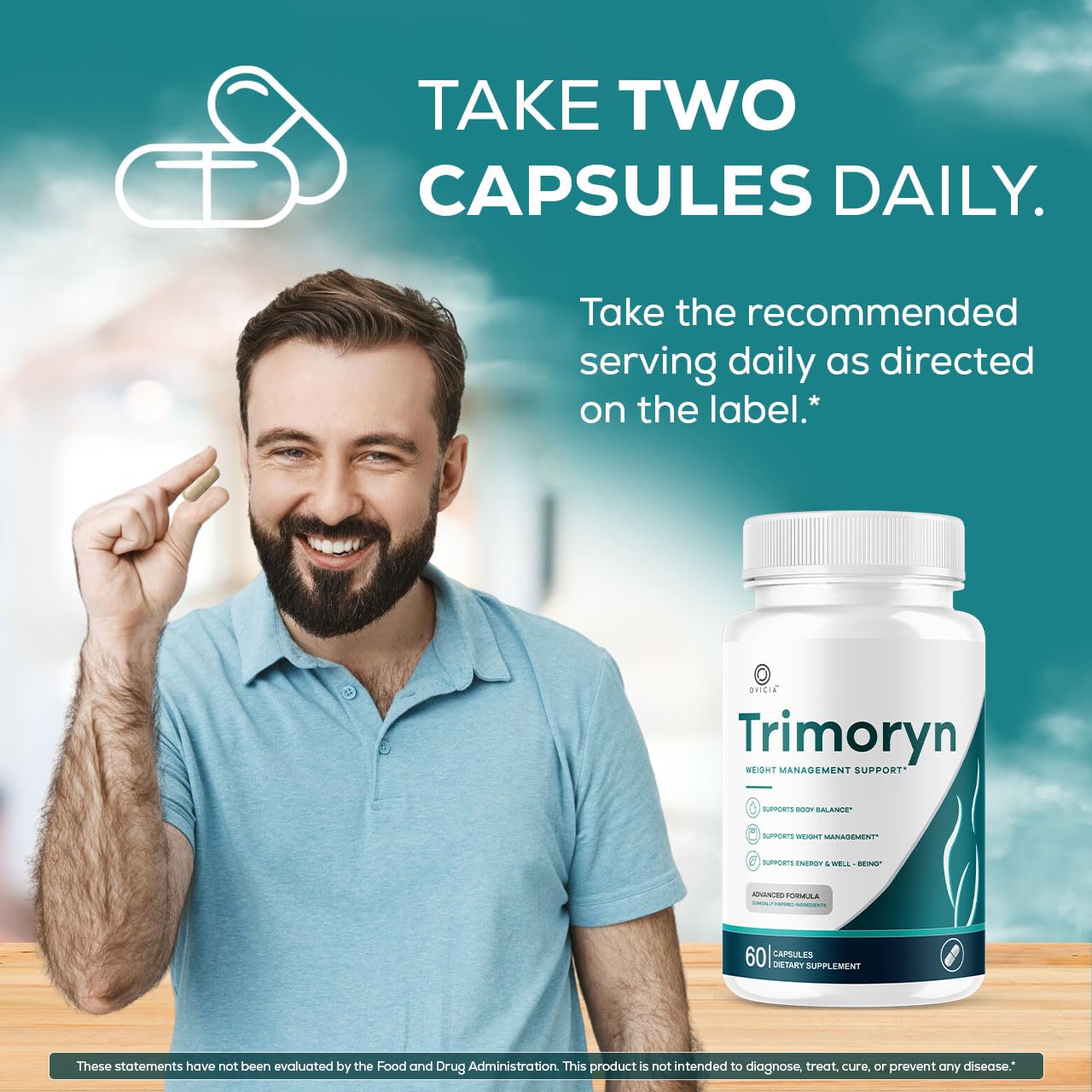 OVICIA Trimoryn Capsules 180 Capsules