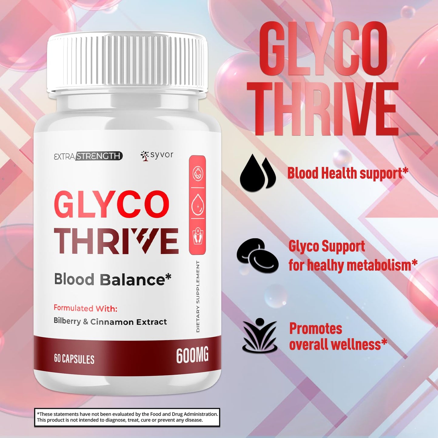 Syvor Glyco Thrive Capsules 300 Capsules