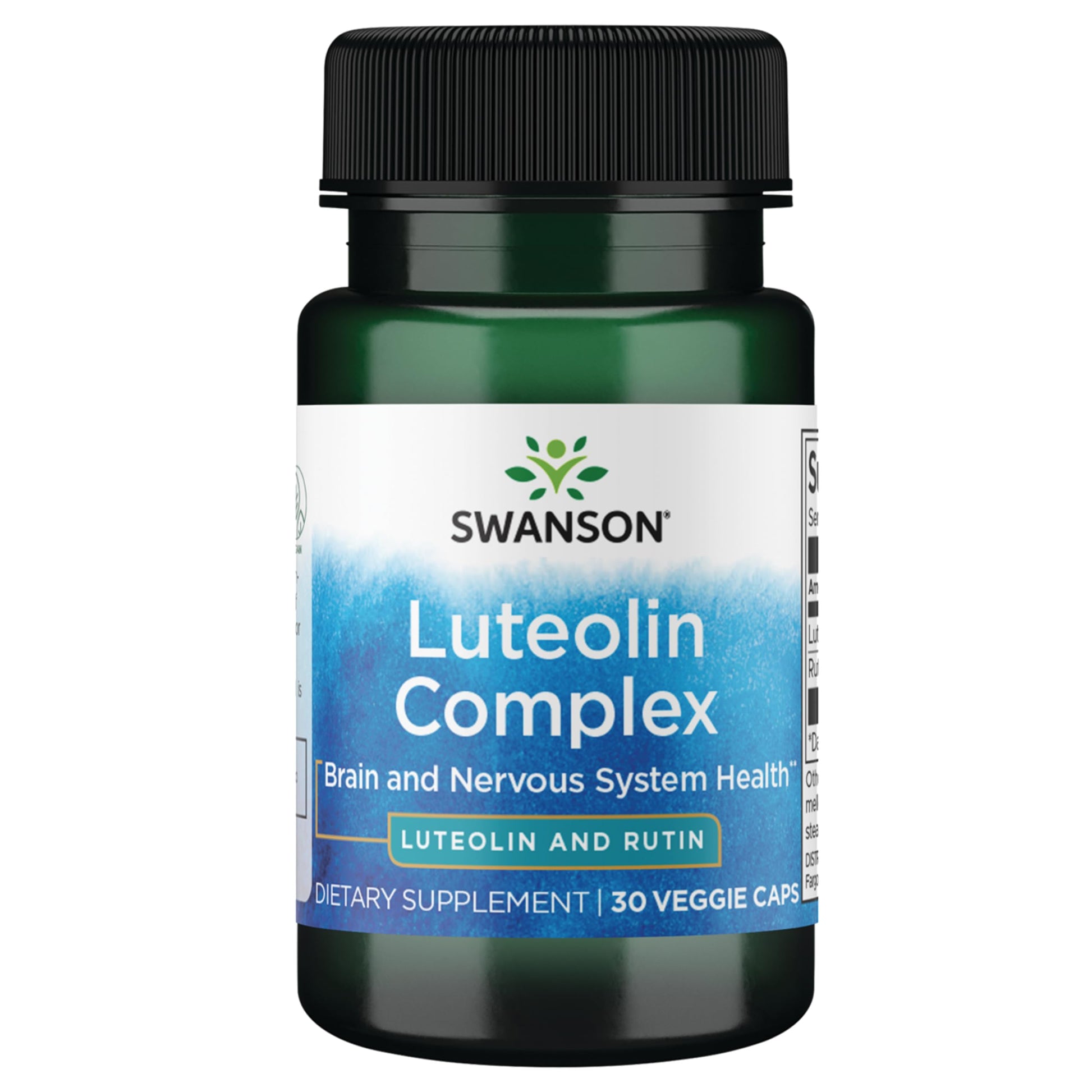 Swanson Luteolin Complex with Rutin Capsule 30 Count