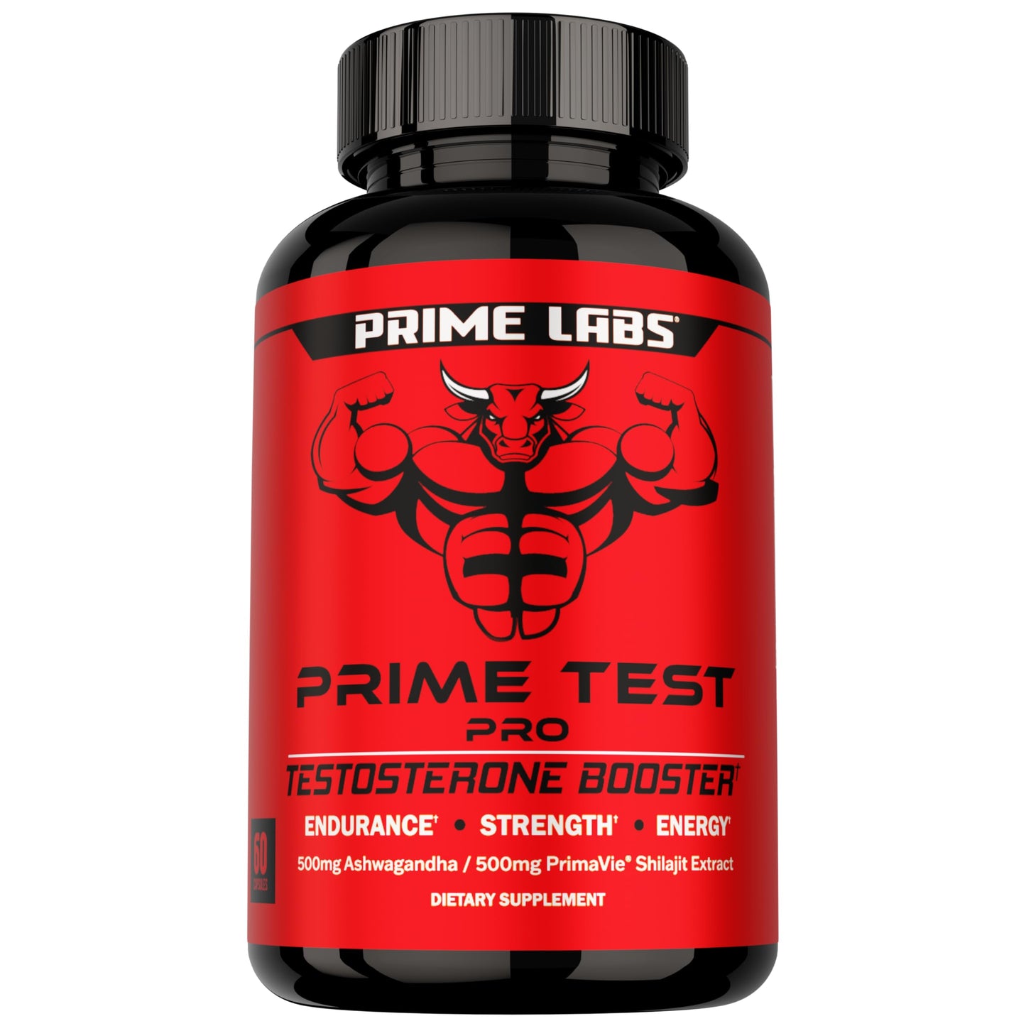 Prime Labs Prime Test Pro Testosterone Supplement for Men 60 Capsules