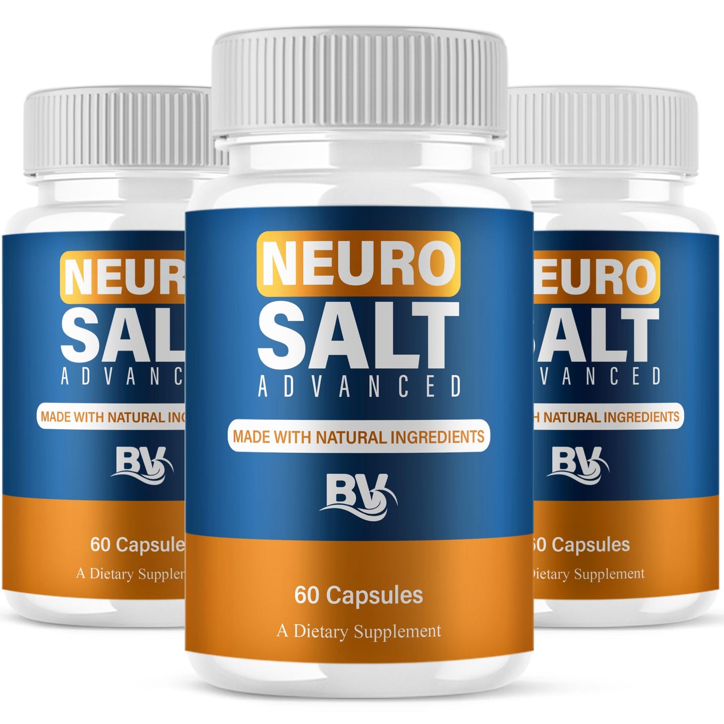 BLUE VIBE Neuro Salt Advanced Premium Health and Wellness Nootropic Capsules 180 Capsules