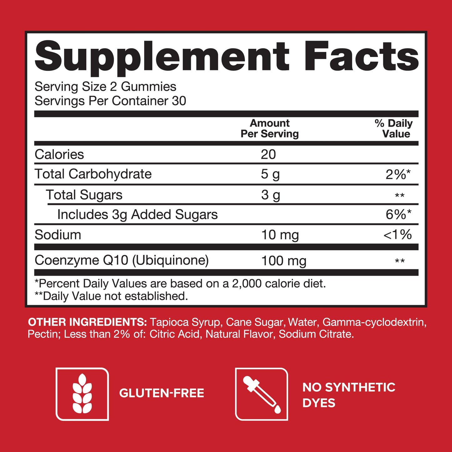 Qunol CoQ10 Gummies 100 mg, 60 Count