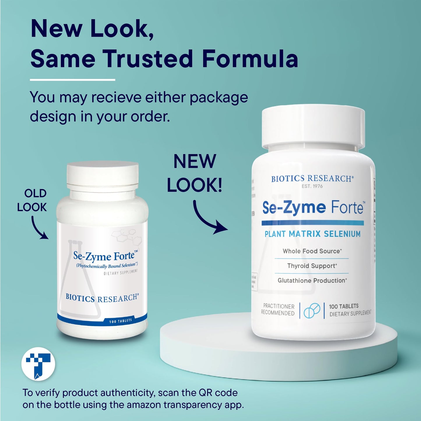Biotics Research Se-Zyme Forte 100 Tablets