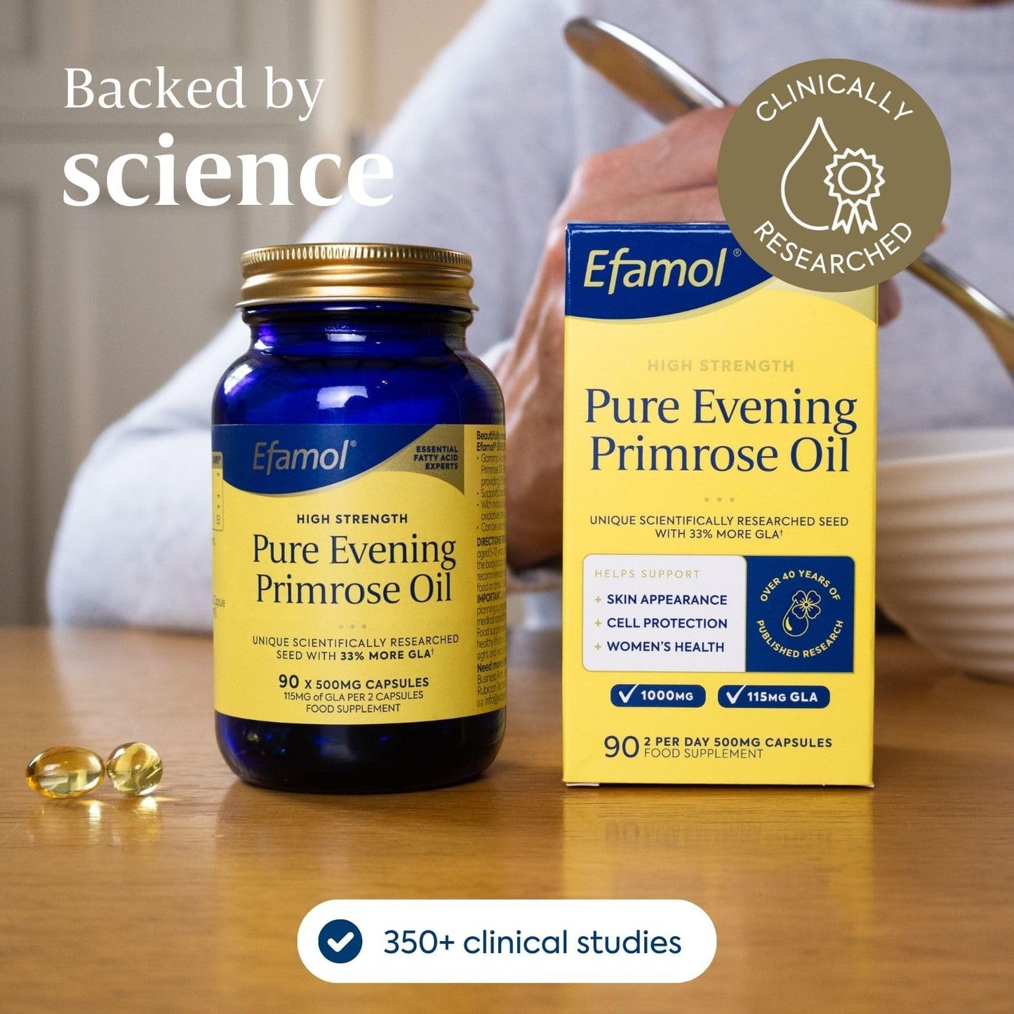 Efamol Evening Primrose Oil 500mg Capsules, 90 Capsules