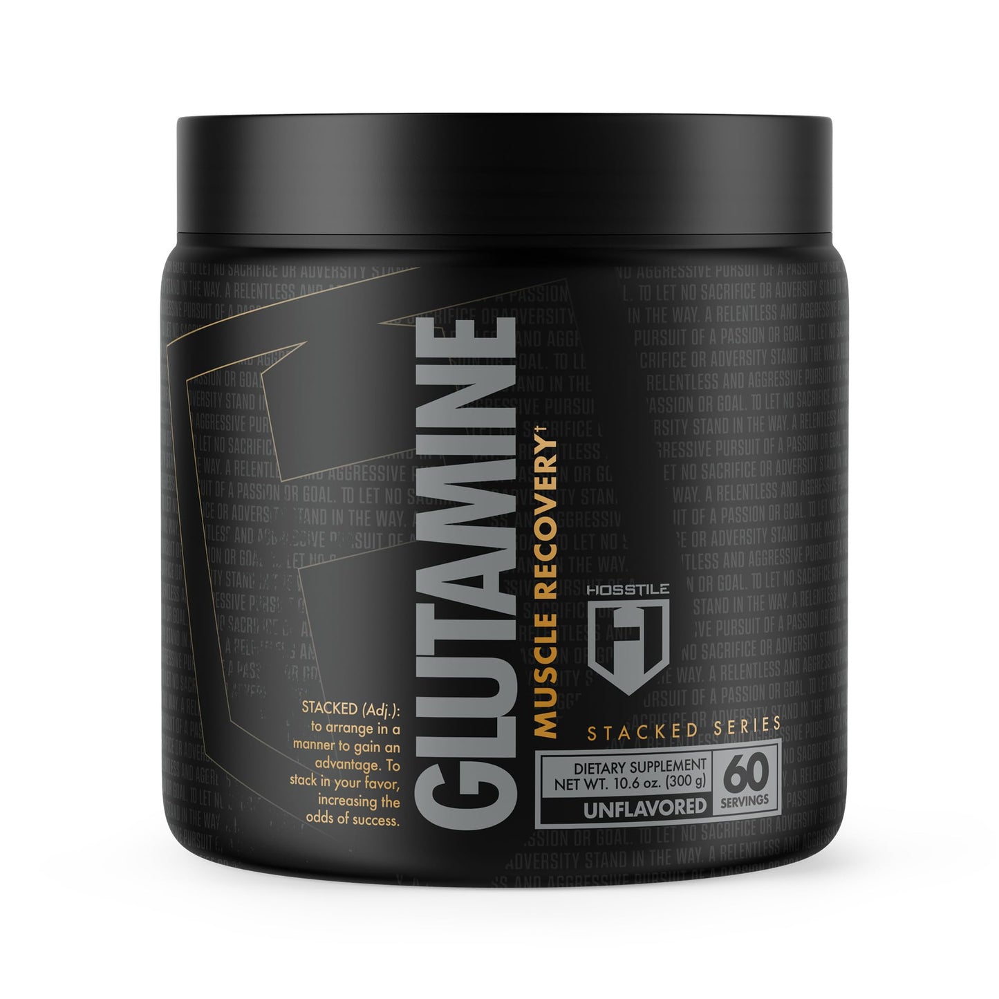 HOSSTILE L-Glutamine Powder 10.6 oz, 60 Servings