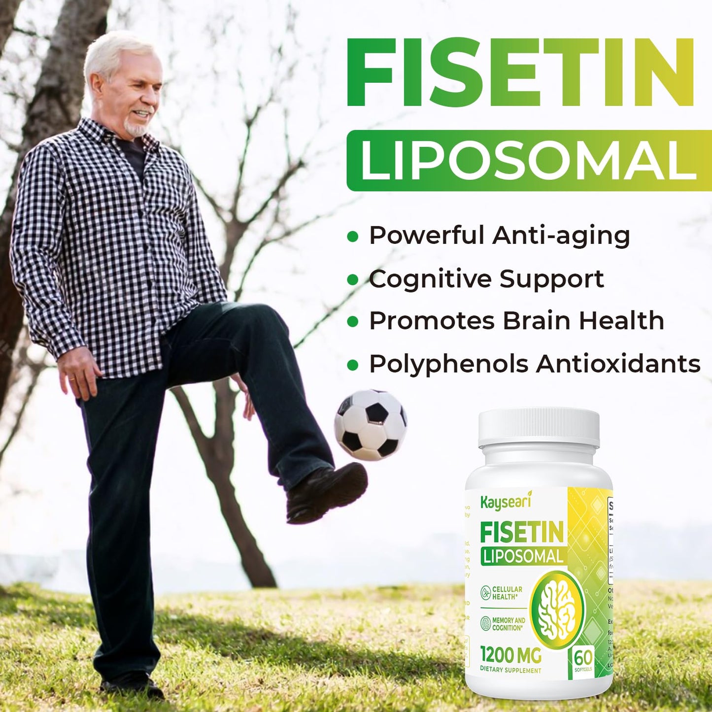 Kayseari Fisetin Liposomal Softgels 120