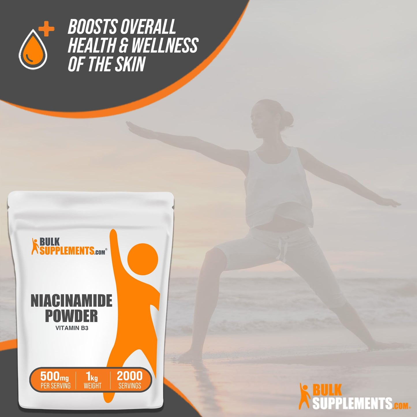 BulkSupplements Niacinamide Powder 35.27 oz