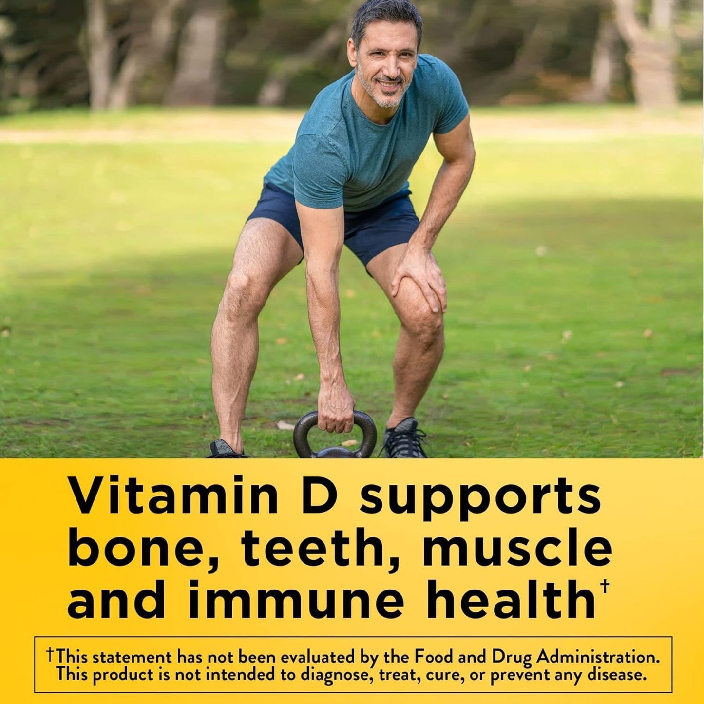 Nature Made Vitamin D3 K2 5000 IU (125 mcg) Softgels 60