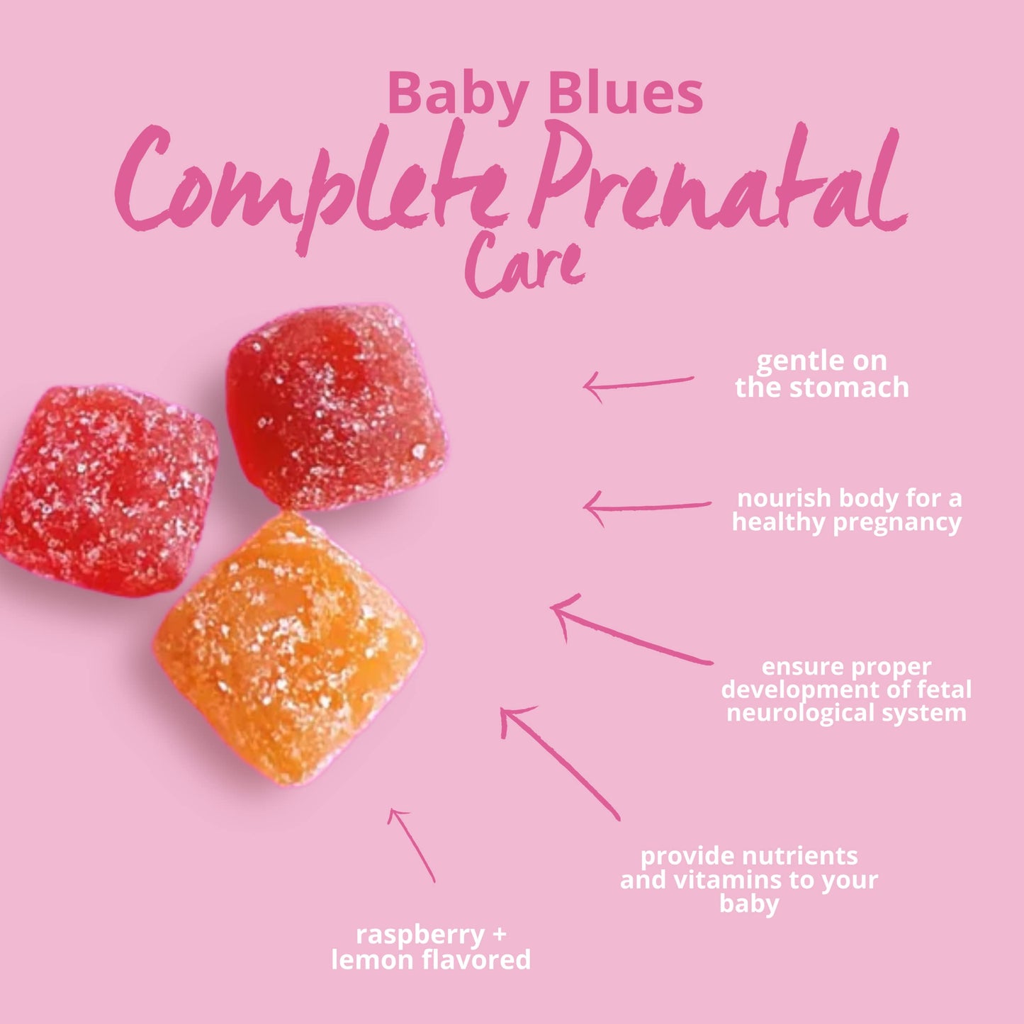 Baby Blues Prenatal Gummies for Women 60 Count