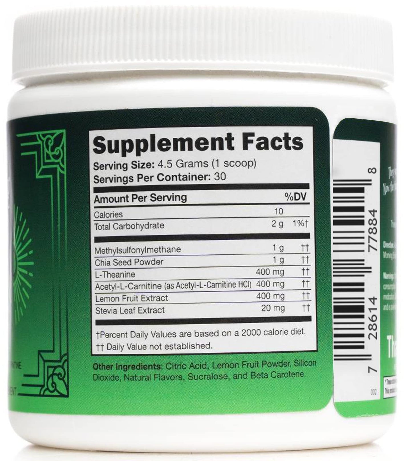 Subject Zero Supplements Augment Stimulant Free Pre-Workout 24.339 Capsules