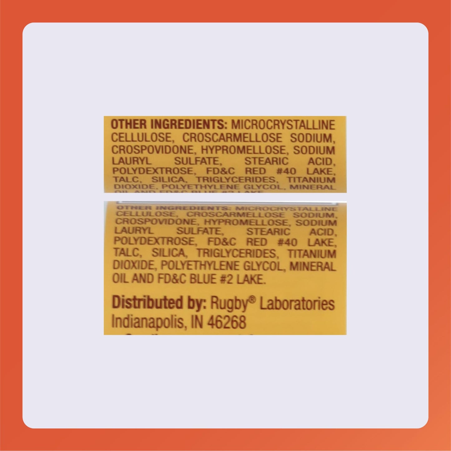 Rugby Laboratories Ferrous Sulfate 325mg Tablets, 100 Count