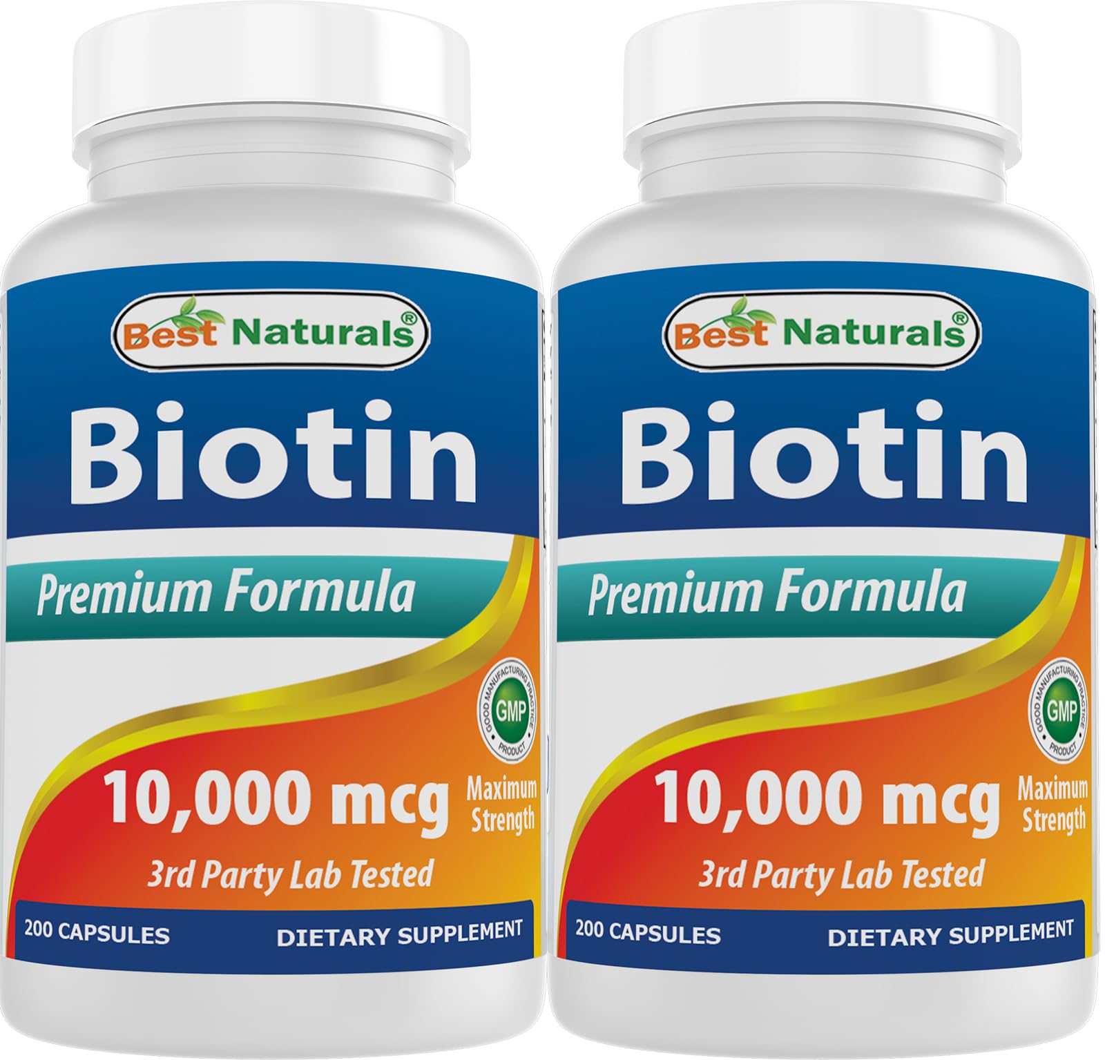 Best Naturals Biotin 10,000 mcg Capsules, 400 Count