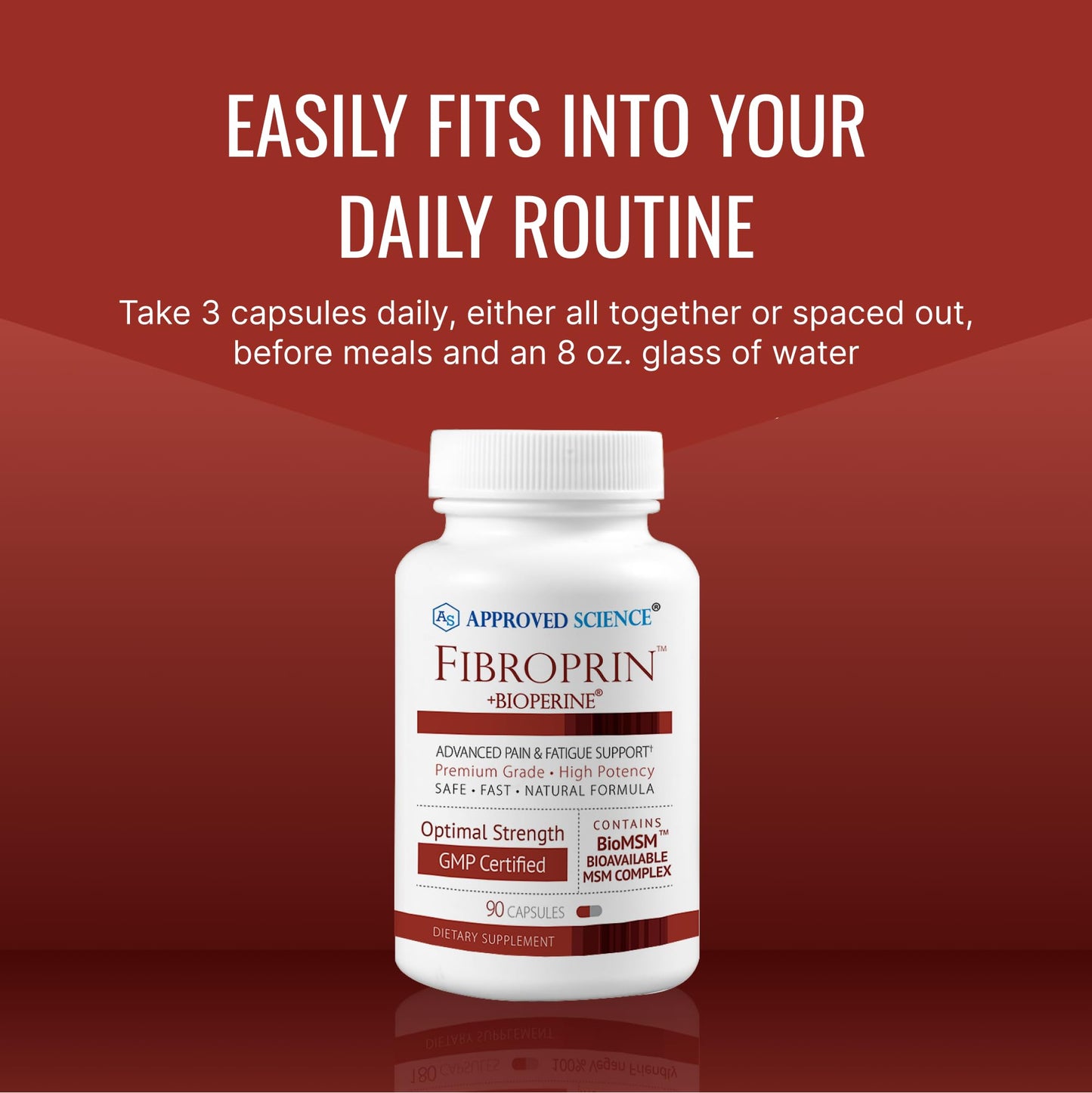 Approved Science Fibroprin 90 Capsules