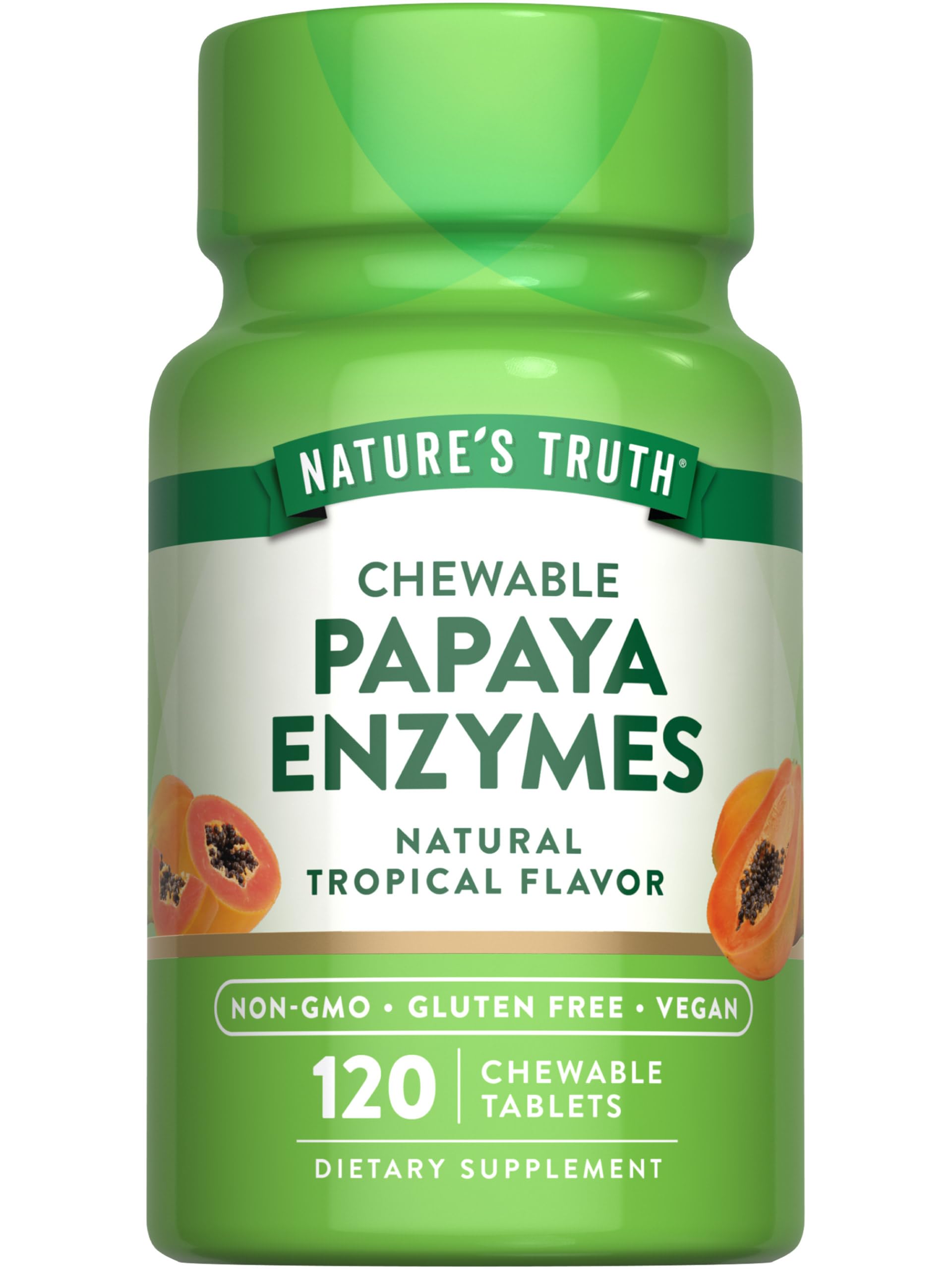 Nature's Truth Papaya Enzyme Tablets 120