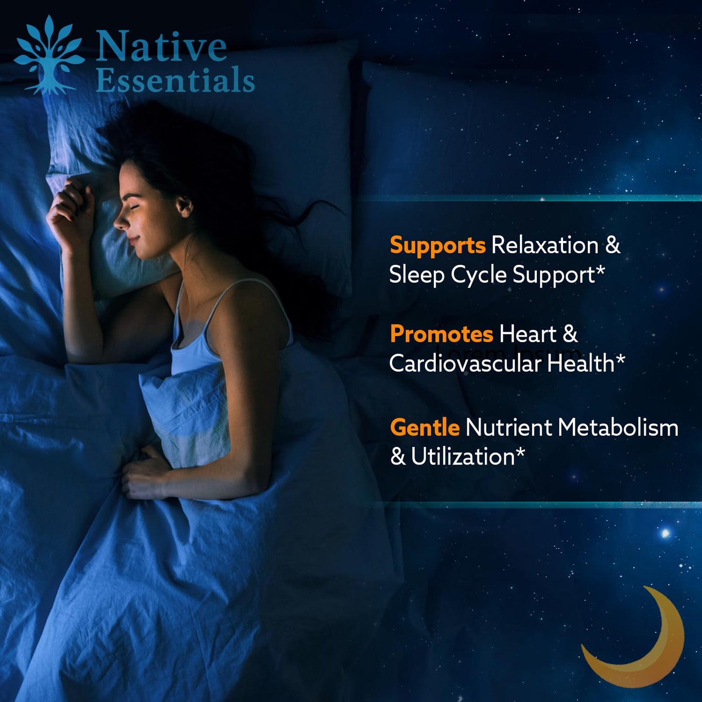 Native Essentials Magnesium Glycinate 400mg Capsule, 120 Count