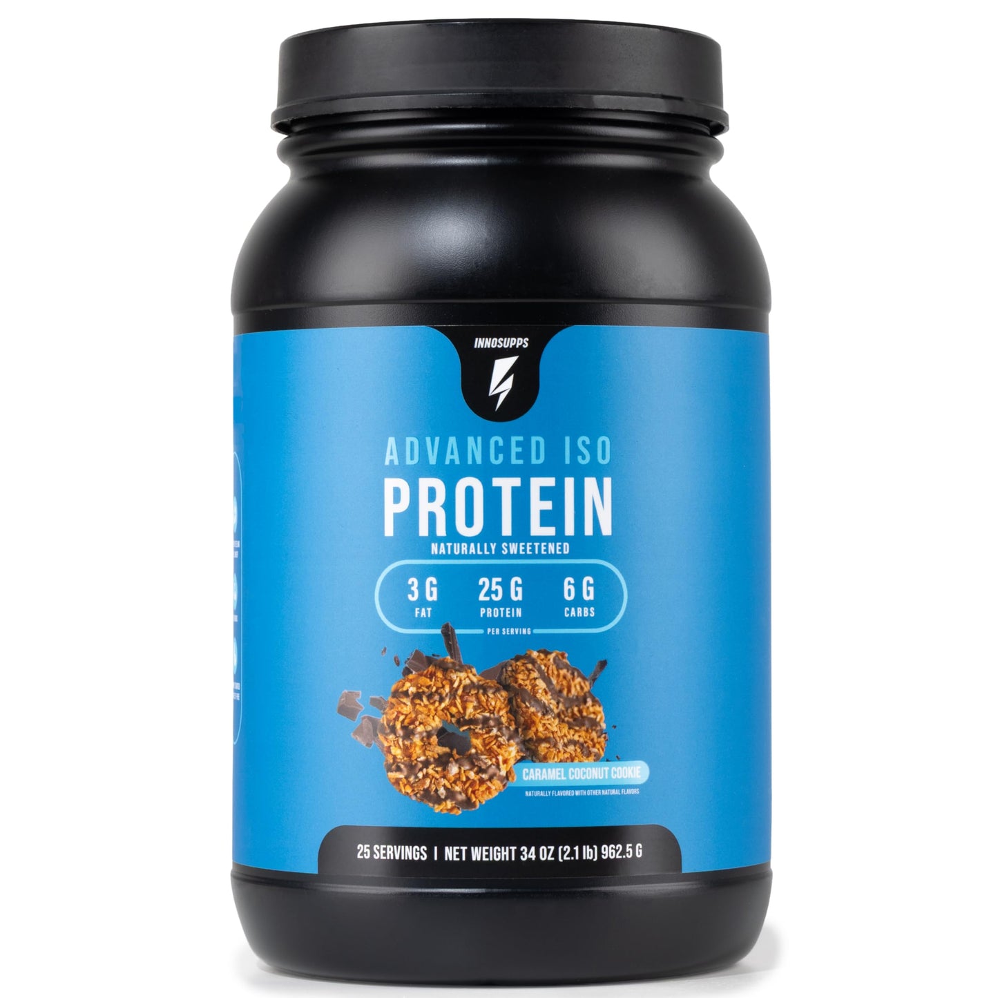 InnoSupps Advanced Iso Protein Whey Isolate Protein Powder Caramel Coconut Cookie, 31.4 Servings