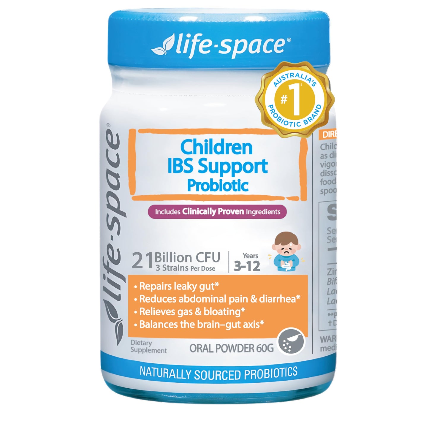 Life-Space Children IBS Support Probiotic Powder, 60 g
